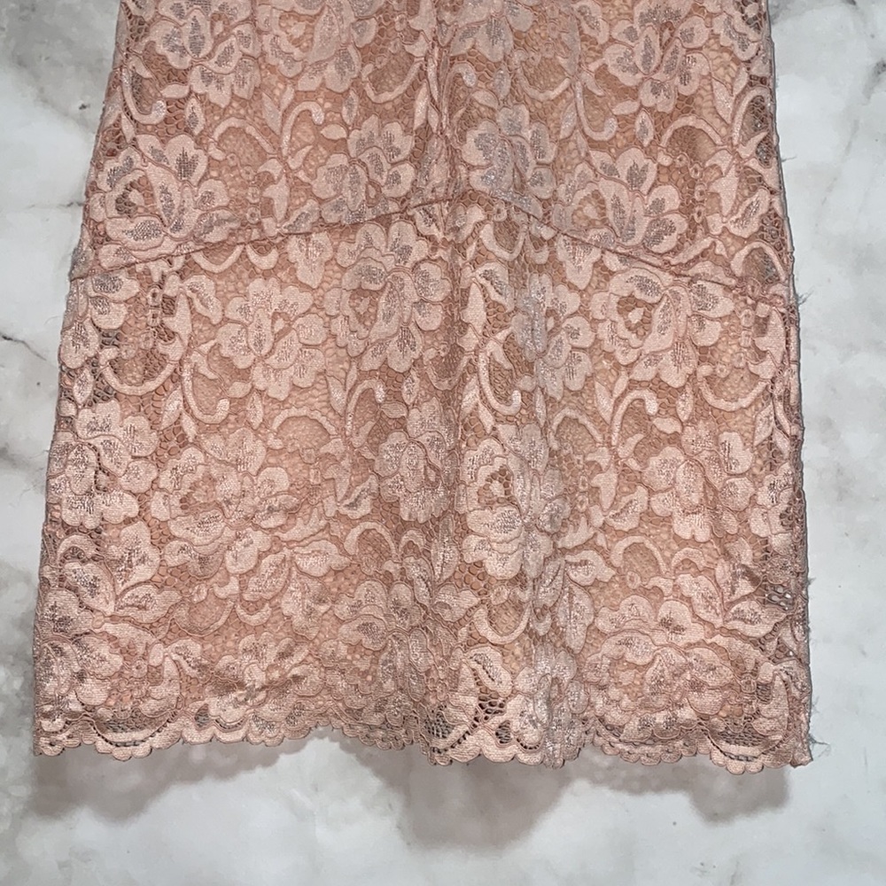 Sam Edelman Pink Open Back Laced Dress - Picture 4 of 8